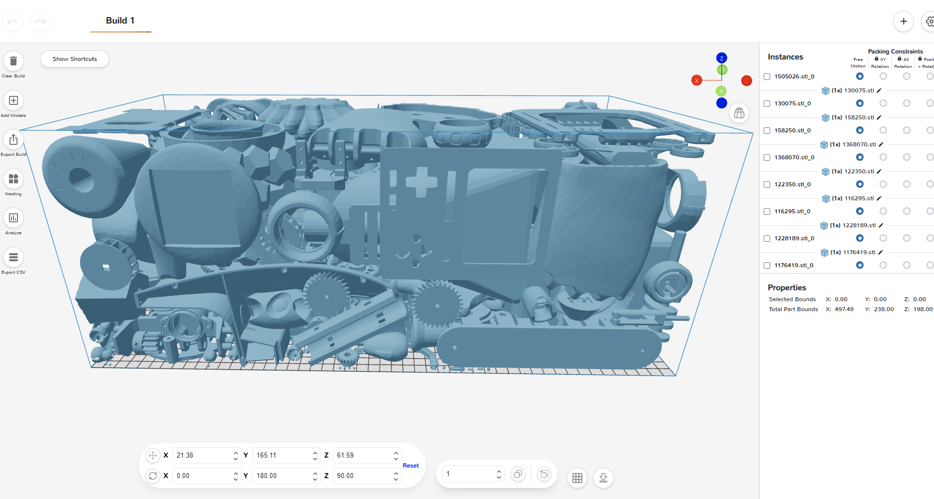 Inkbit Construct Software